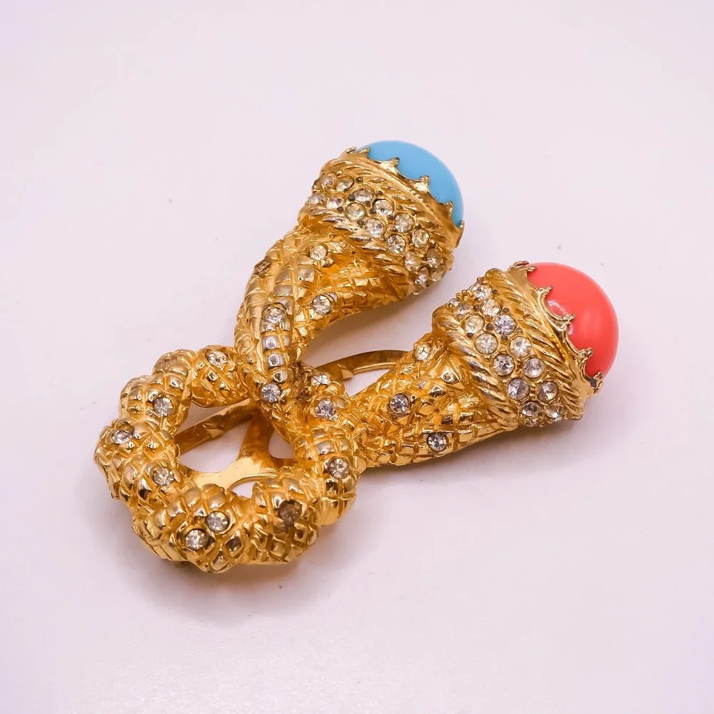 Castlecliff rhinestone turquoise